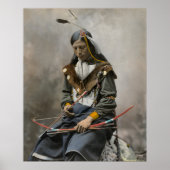 Poster Collier d'os, chef du conseil 1899 (Devant)