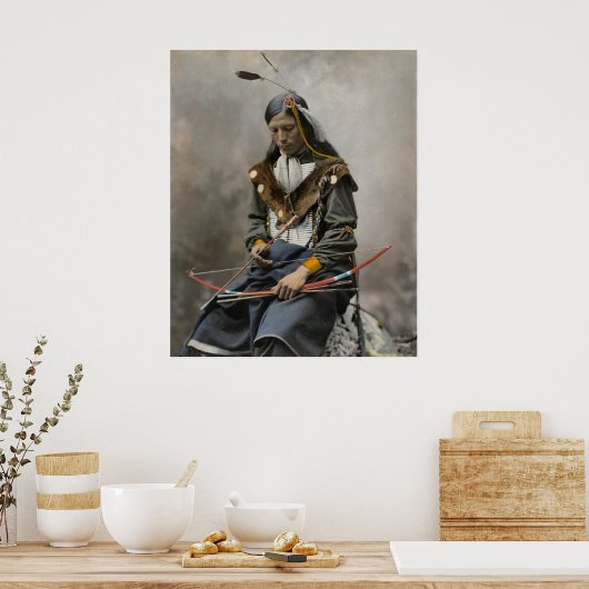 Poster Collier d'os, chef du conseil 1899 (Cuisine)