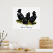 Poster Colliers à crête noire (Cuisine)