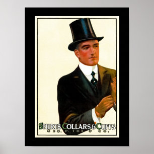 Poster Colliers et manchettes des chemises des messieurs