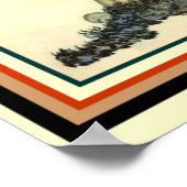 Poster Collier's Magazine 1910 Art Nouveau Couverture 13 (Coin)