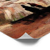 Poster Colline de Montmartre avec carrière par Vincent va (Coin)