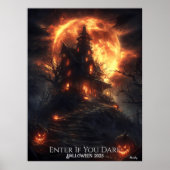 Poster Colline d'Halloween de la Lune Hantée (Devant)