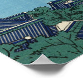 Poster Colline Goten-yama, Shinagawa sur le Tōkaidō (Coin)