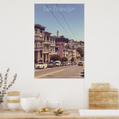 Poster Colline russe avec tour Coit (Cuisine)