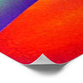 Poster Collines arc-en-ciel audacieuses (Coin)