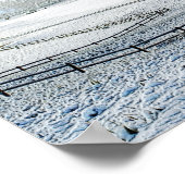 Poster Collines couvertes de neige d'Ozark (Coin)