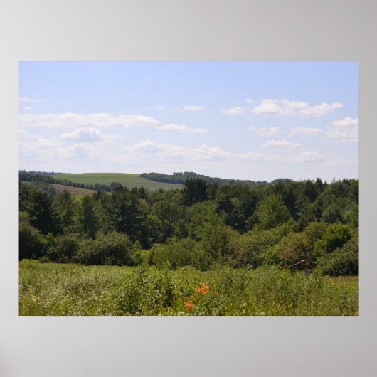 Poster Collines de Pennsylvanie (Devant)