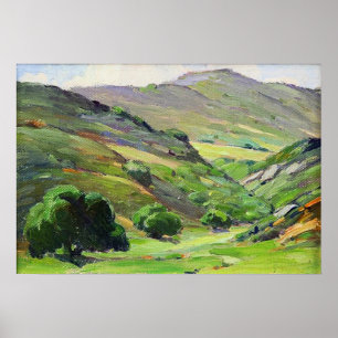 Poster Collines - Laguna Canyon Hiver