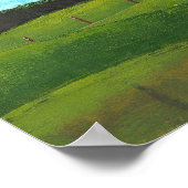 Poster Collines ondoyantes de la campagne (Coin)