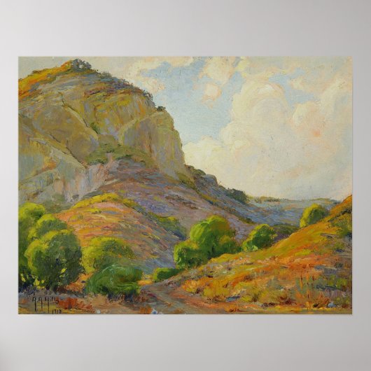 Poster Collines - Sentier Rocailleux (Devant)