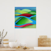 Poster Collines sur glace (Cuisine)