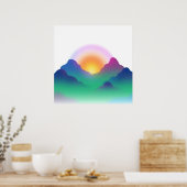 Poster Collines Vertes (Cuisine)