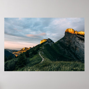 POSTER COLLINES VERTES