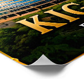 Poster Collines vertes de Kigali et skyline moderne rwand (Coin)