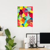 Poster Collision de couleurs 5 (Bureau à domicile)