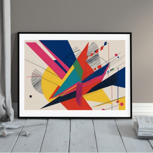 Poster Collision de vecteurs