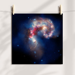 Poster Collision galactique
