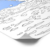 Poster Collision, Illustration d'éclaboussure (Coin)