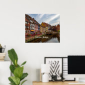 Poster Colmar, Alsace, France Photo pittoresque (Bureau à domicile)