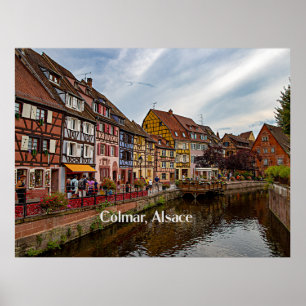 Poster Colmar, Alsace, France Photo pittoresque