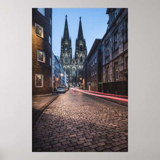 Poster Cologne Allemagne (Devant)