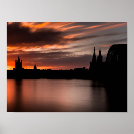 Poster Cologne Allemagne (Devant)