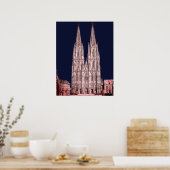Poster Cologne cathédrale Cathédrale Cologne Cologne Colo (Cuisine)