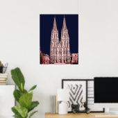 Poster Cologne cathédrale Cathédrale Cologne Cologne Colo (Bureau à domicile)