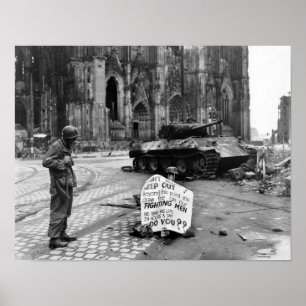 Poster Cologne - Cologne 1945