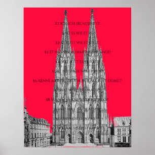 Poster Cologne Cologne Loi fondamentale de Cologne