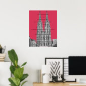 Poster Cologne Cologne Loi fondamentale de Cologne (Bureau à domicile)