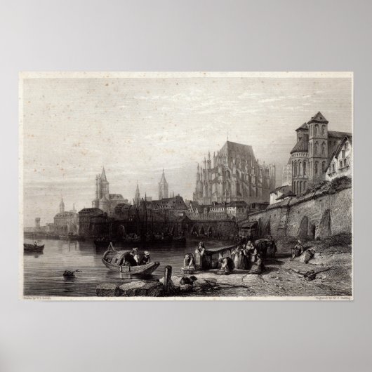 Poster Cologne, gravée par M.J. Sterling (Devant)