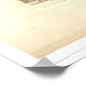 Poster Coloma, CA. Carte panoramique 1857 (0423A) (Coin)