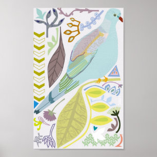 Poster colombe d'amour