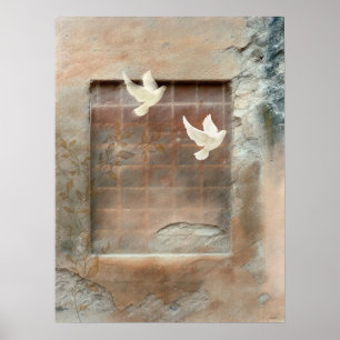 Poster Colombe de matin