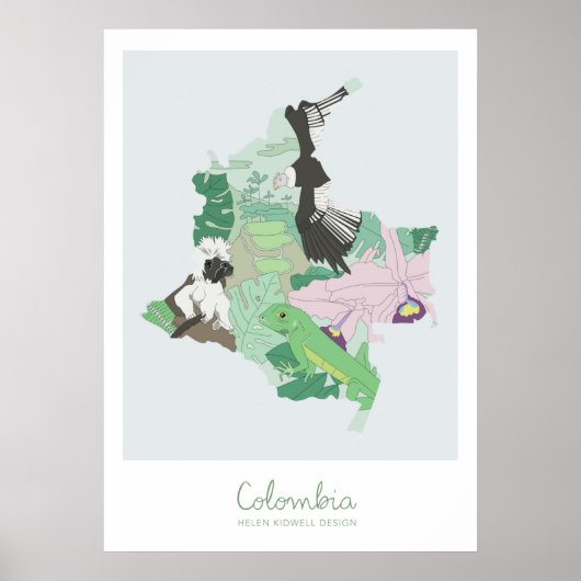 Poster Colombie (Devant)