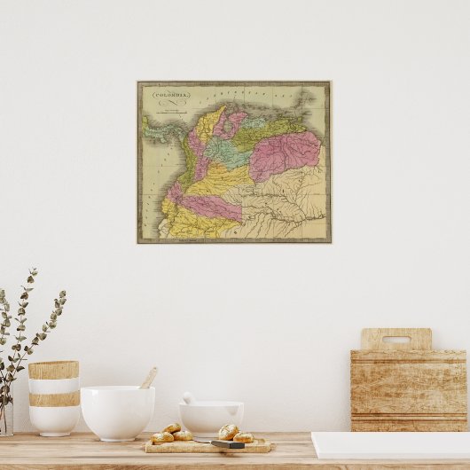 Poster Colombie (Cuisine)