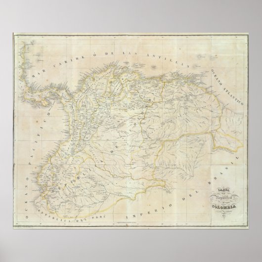 Poster Colombie (Devant)