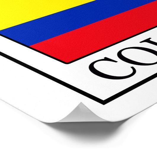 Poster Colombie (Coin)