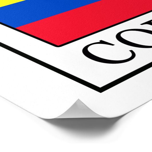 Poster Colombie (Coin)