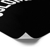 Poster Colombie Carte Graphique des citations Colombie (Coin)