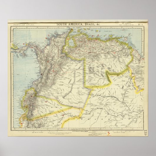Poster Colombie et Venezuela (Devant)