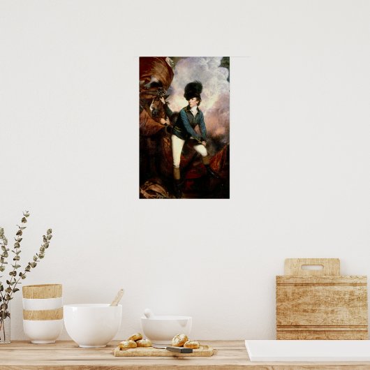 Poster Colonel Banastre Tarleton 1782 (Cuisine)