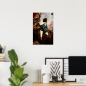 Poster Colonel Banastre Tarleton 1782 (Bureau à domicile)