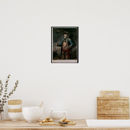 Poster Colonel Benedict Arnold, pub. Londres, 1776 (Cuisine)