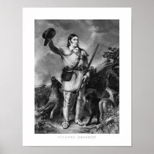 Poster Colonel Davy Crockett
