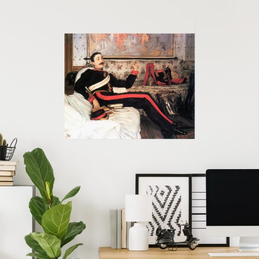 Poster Colonel Frederick Gustavus Burnaby par James Tisso (Bureau à domicile)