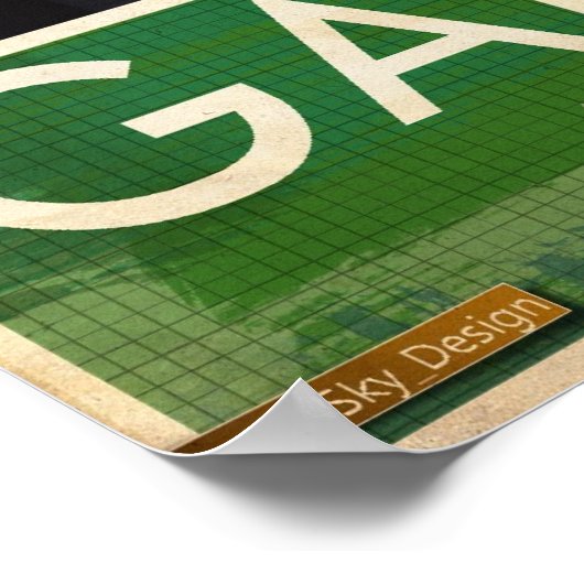 Poster Colonel Gaddafi (Coin)