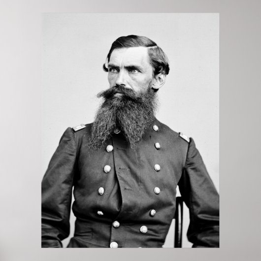 Poster Colonel Strother, 3e WV Cavalry, années 1860 (Devant)